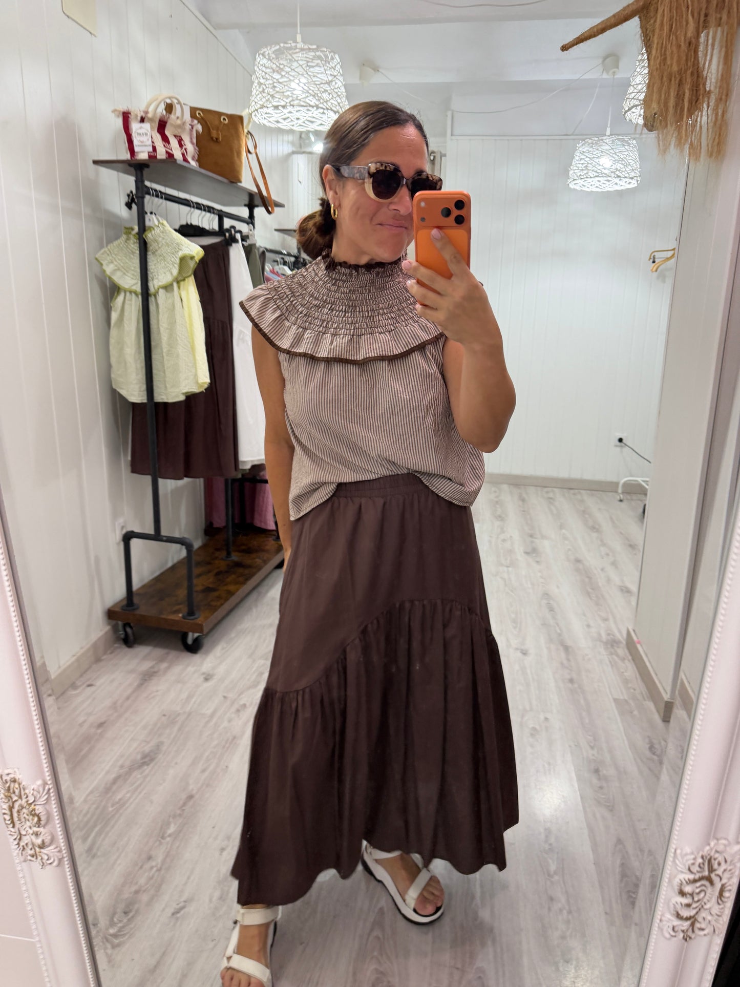 Blusa Candela chocolate