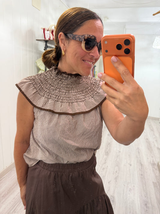 Blusa Candela chocolate