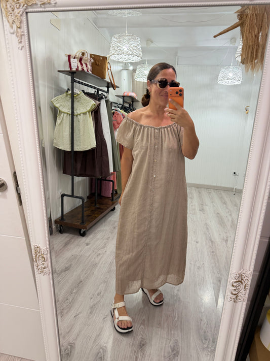 Vestido Natura beige
