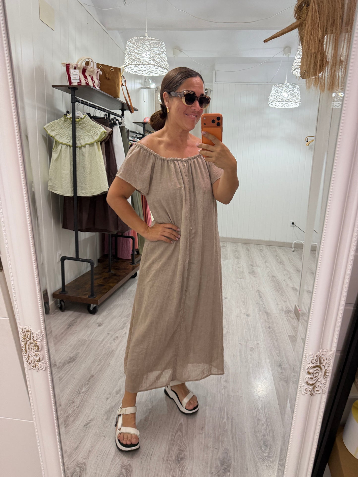 Vestido Natura beige