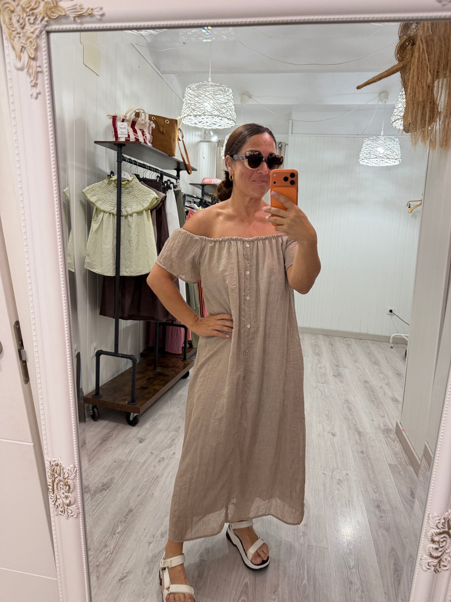 Vestido Natura beige