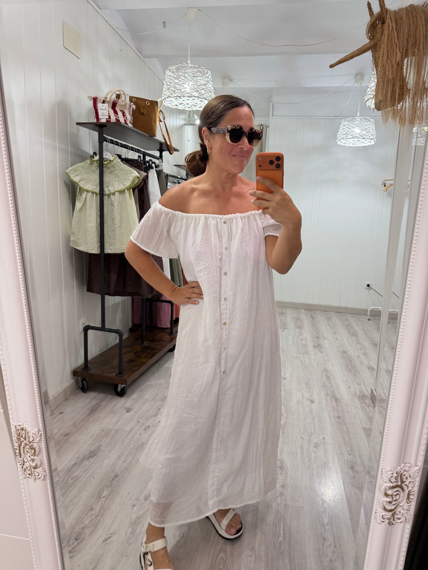 Vestido Natura blanco