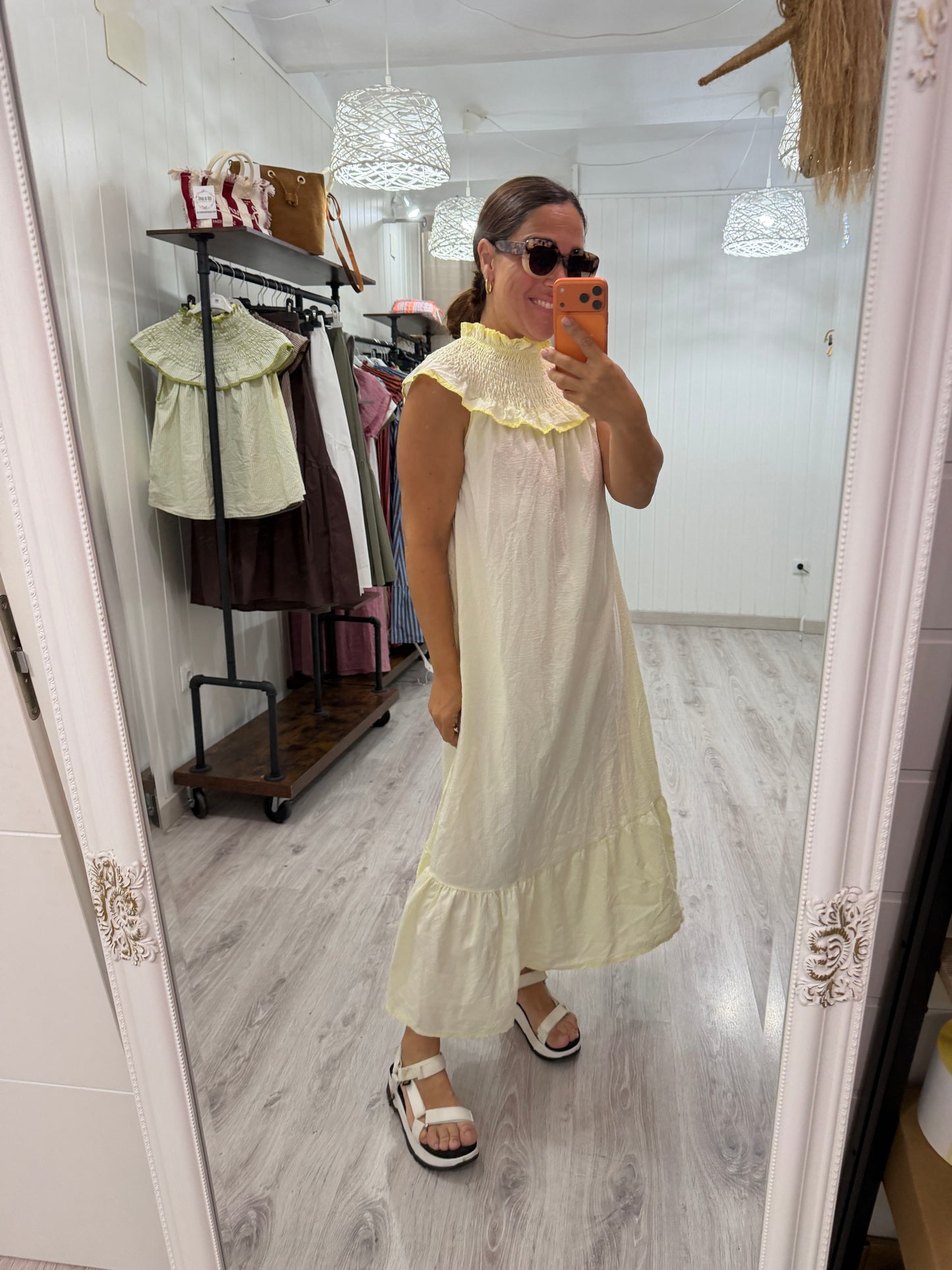 Vestido Candela amarillo