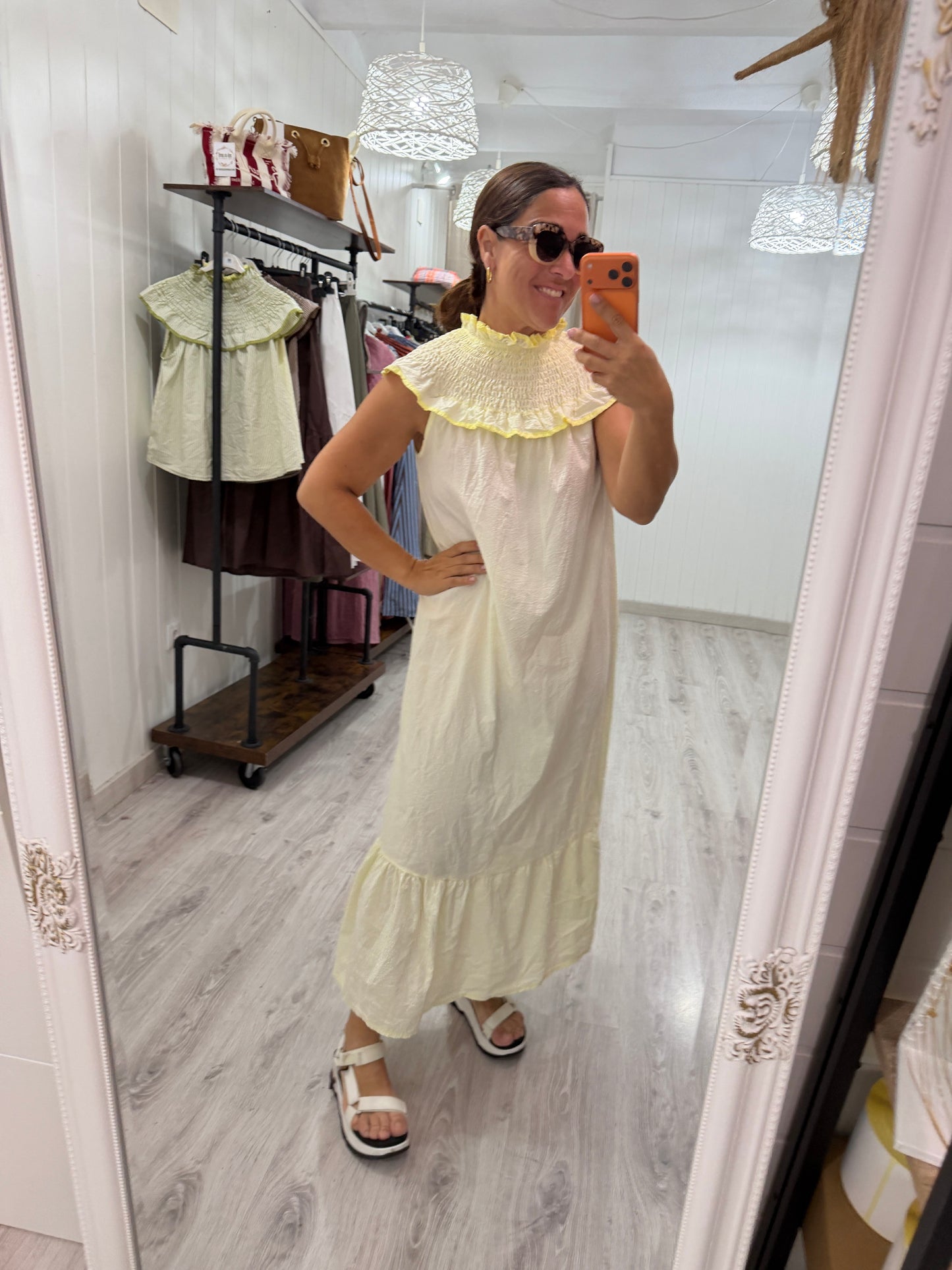 Vestido Candela amarillo