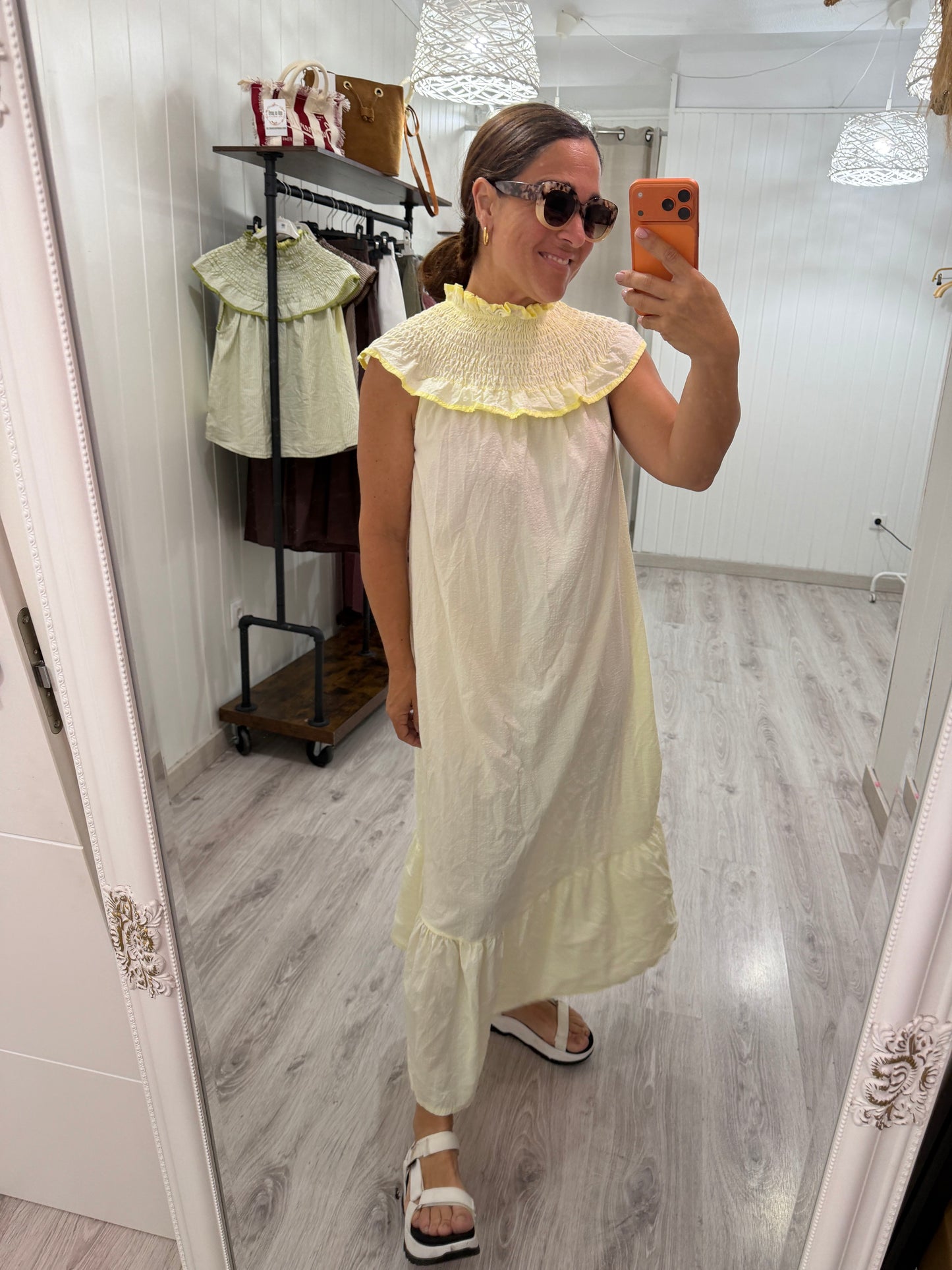 Vestido Candela amarillo
