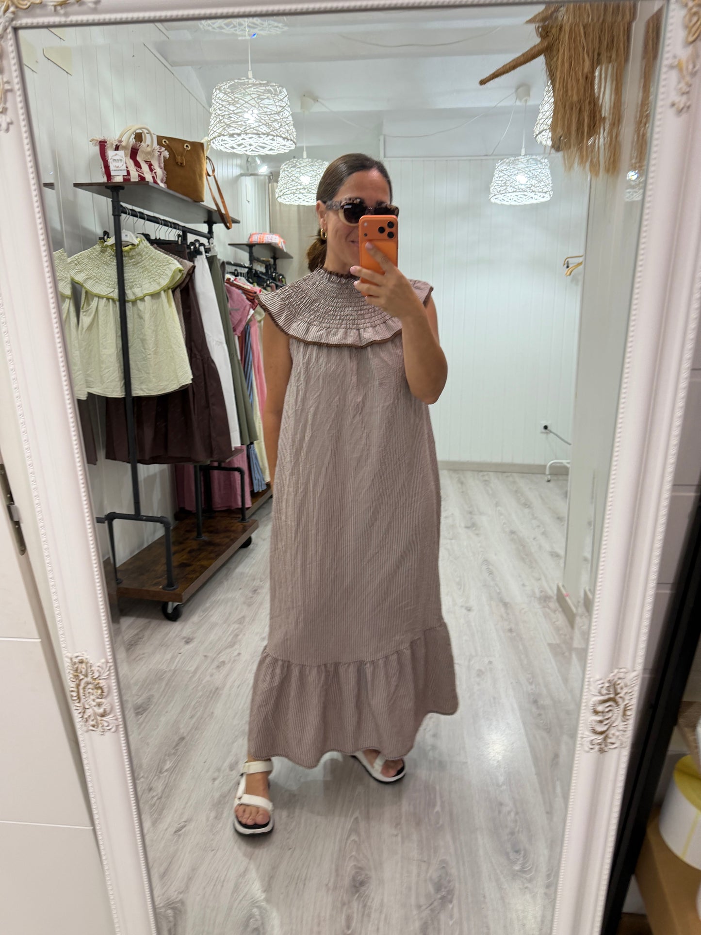 Vestido Candela chocolate