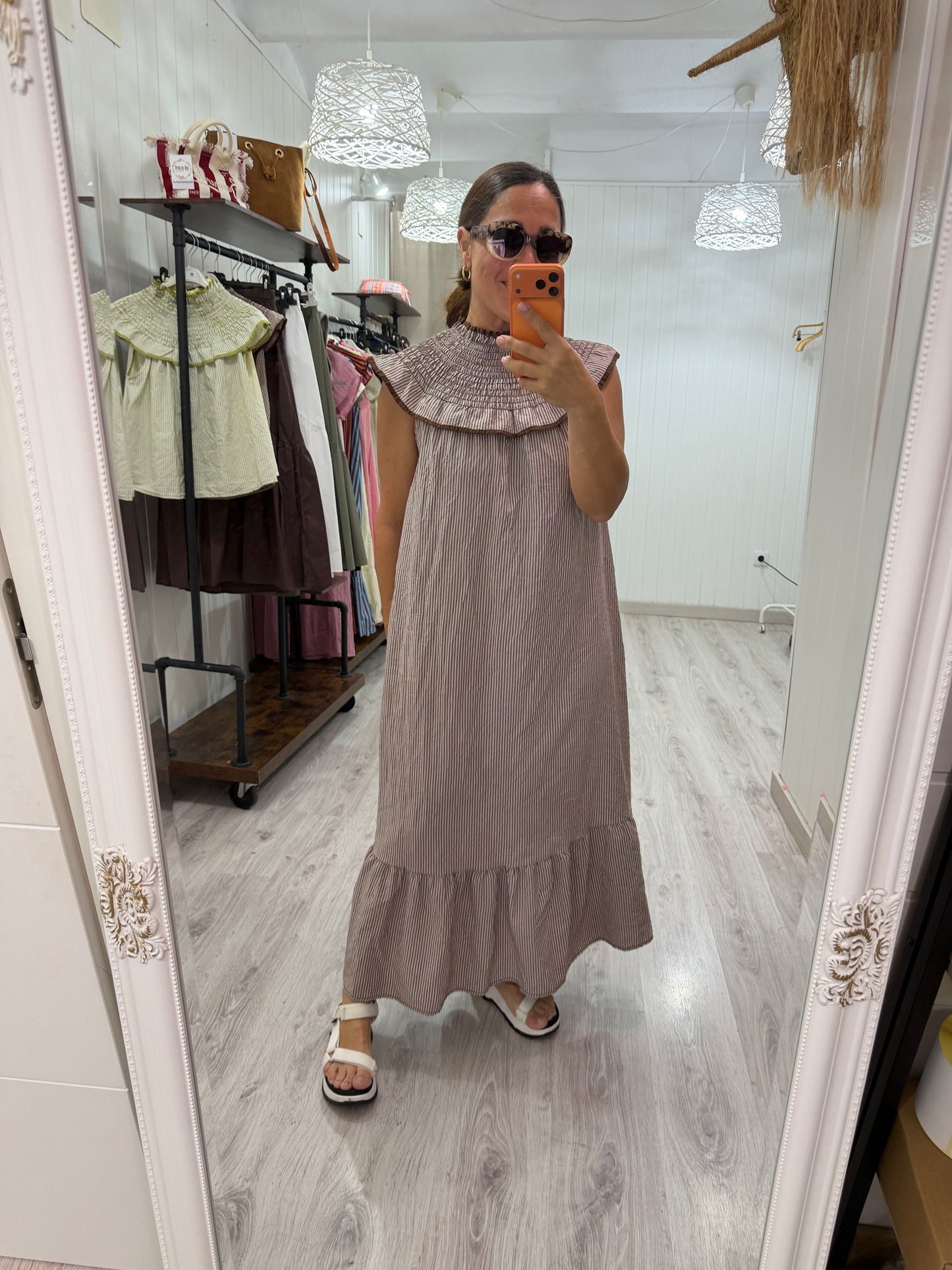 Vestido Candela chocolate