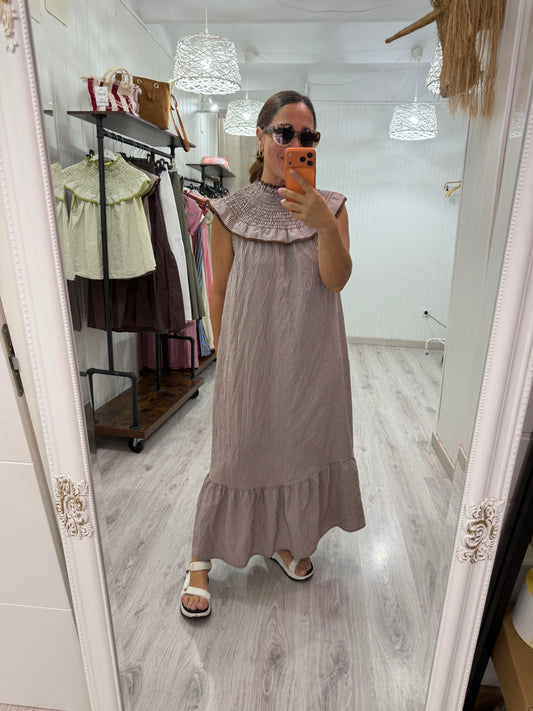 Vestido Candela chocolate