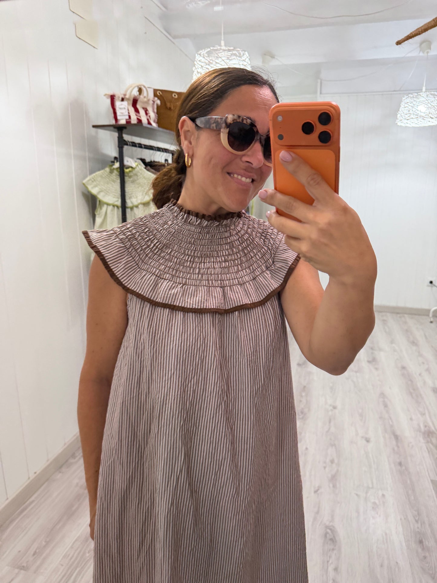 Vestido Candela chocolate