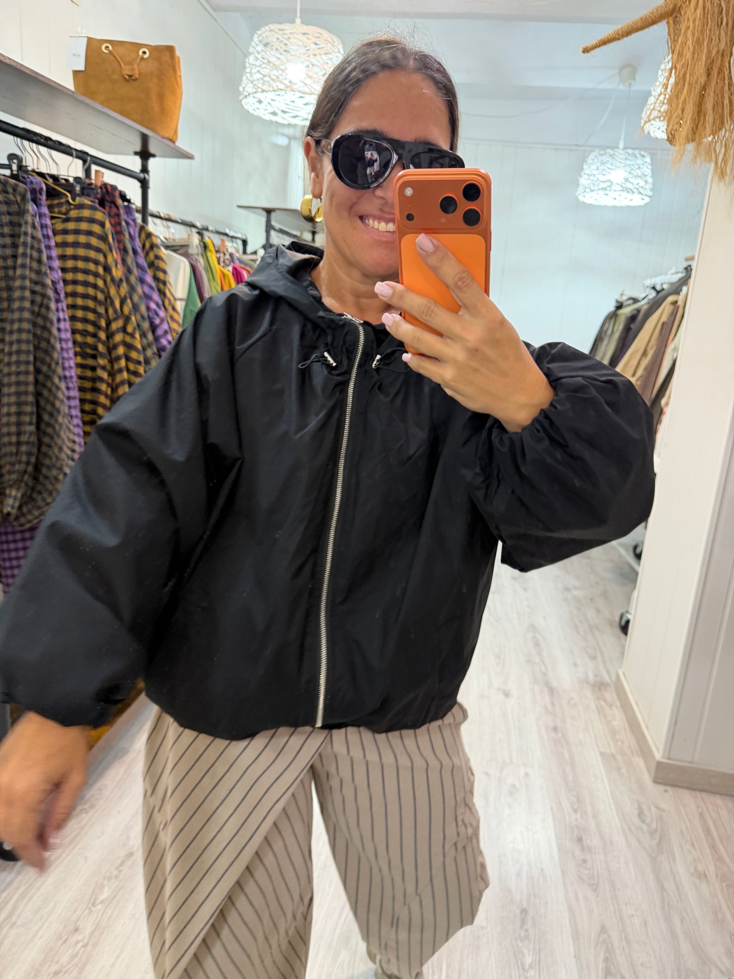 Chaqueta Balloon negro