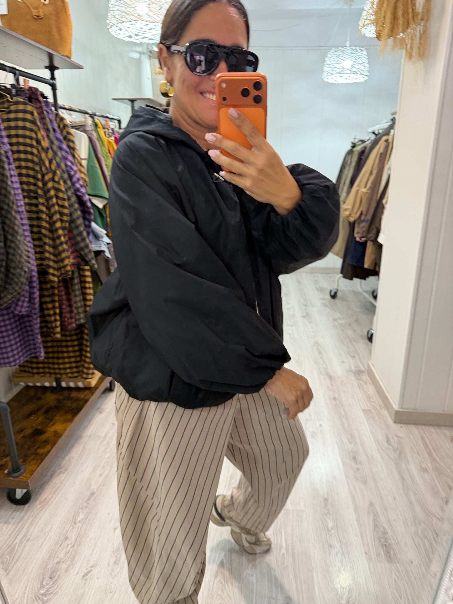 Chaqueta Balloon negro