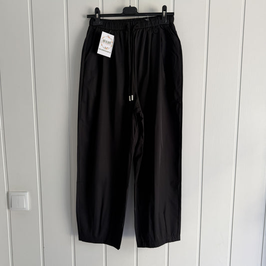 Pantalón Bolonia barrel negro