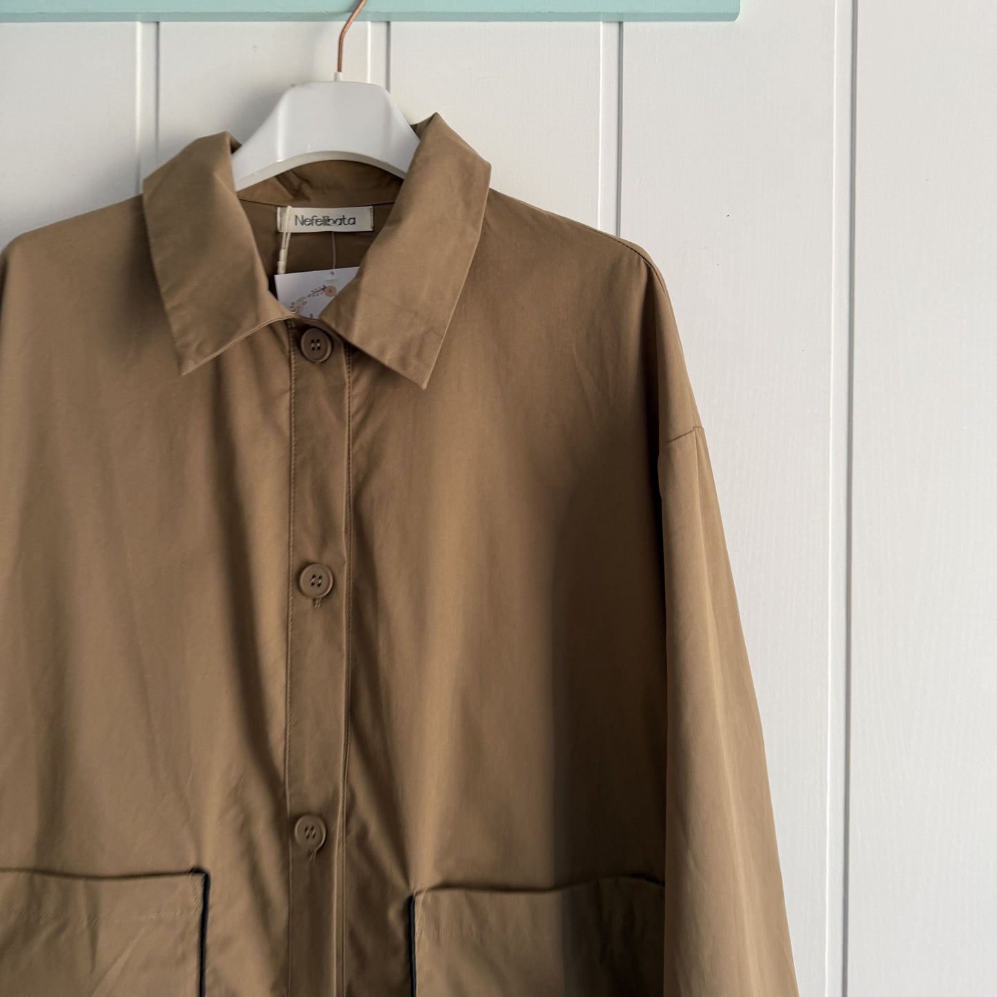 Sobrecamisa Florencia camel