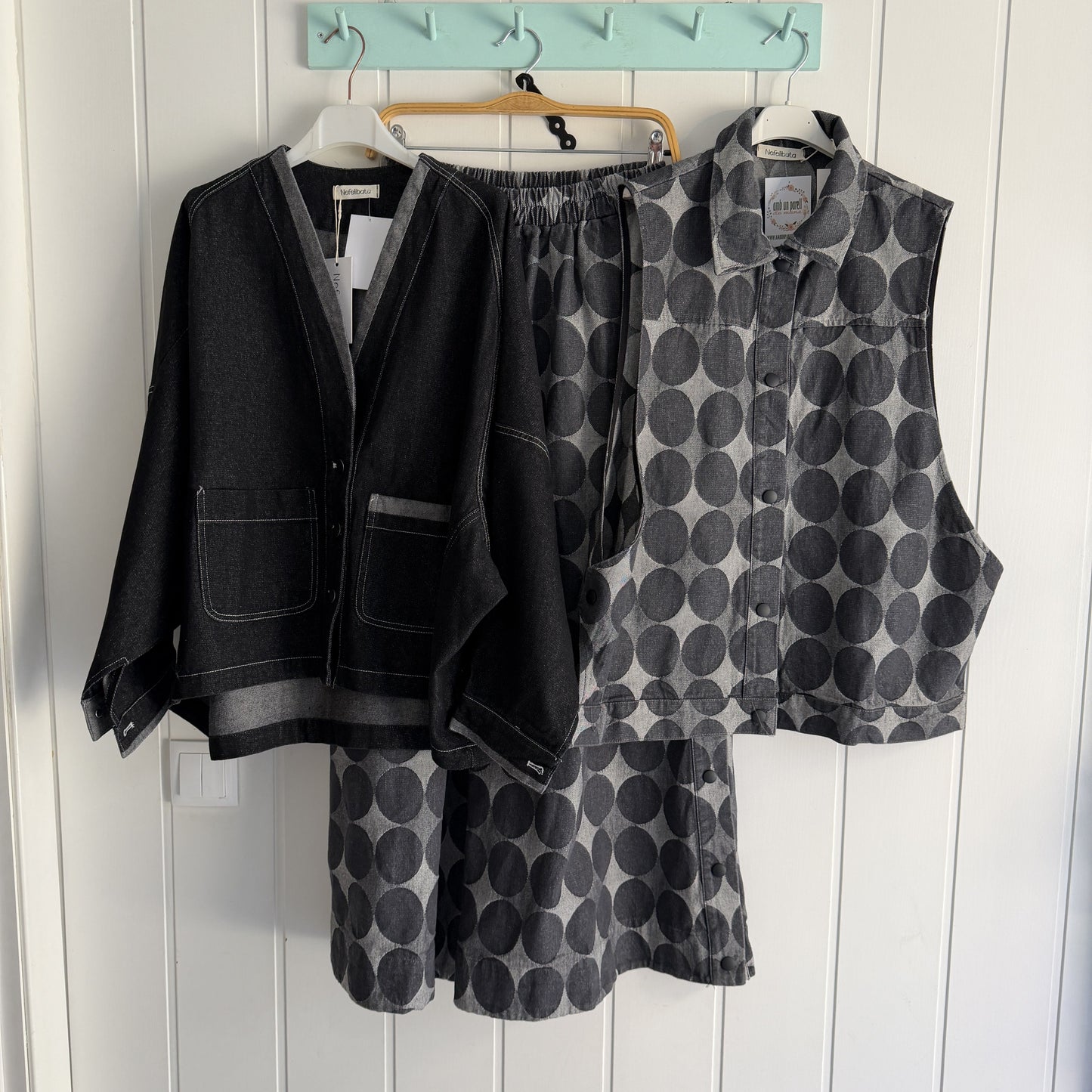 Chaqueta Kyoto jeans negro