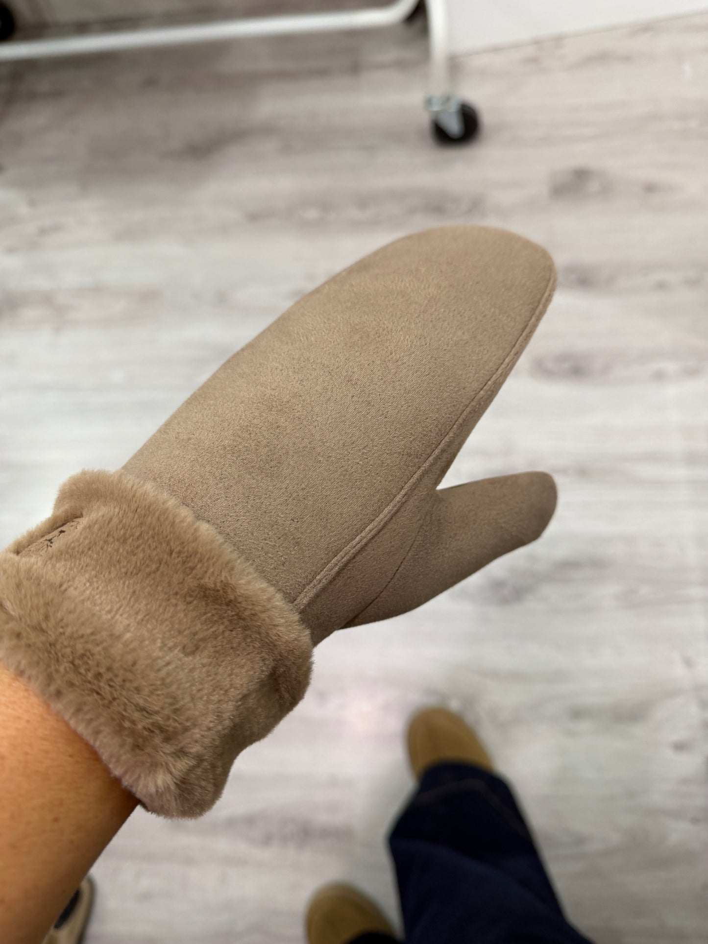 Manoplas Siberia taupe