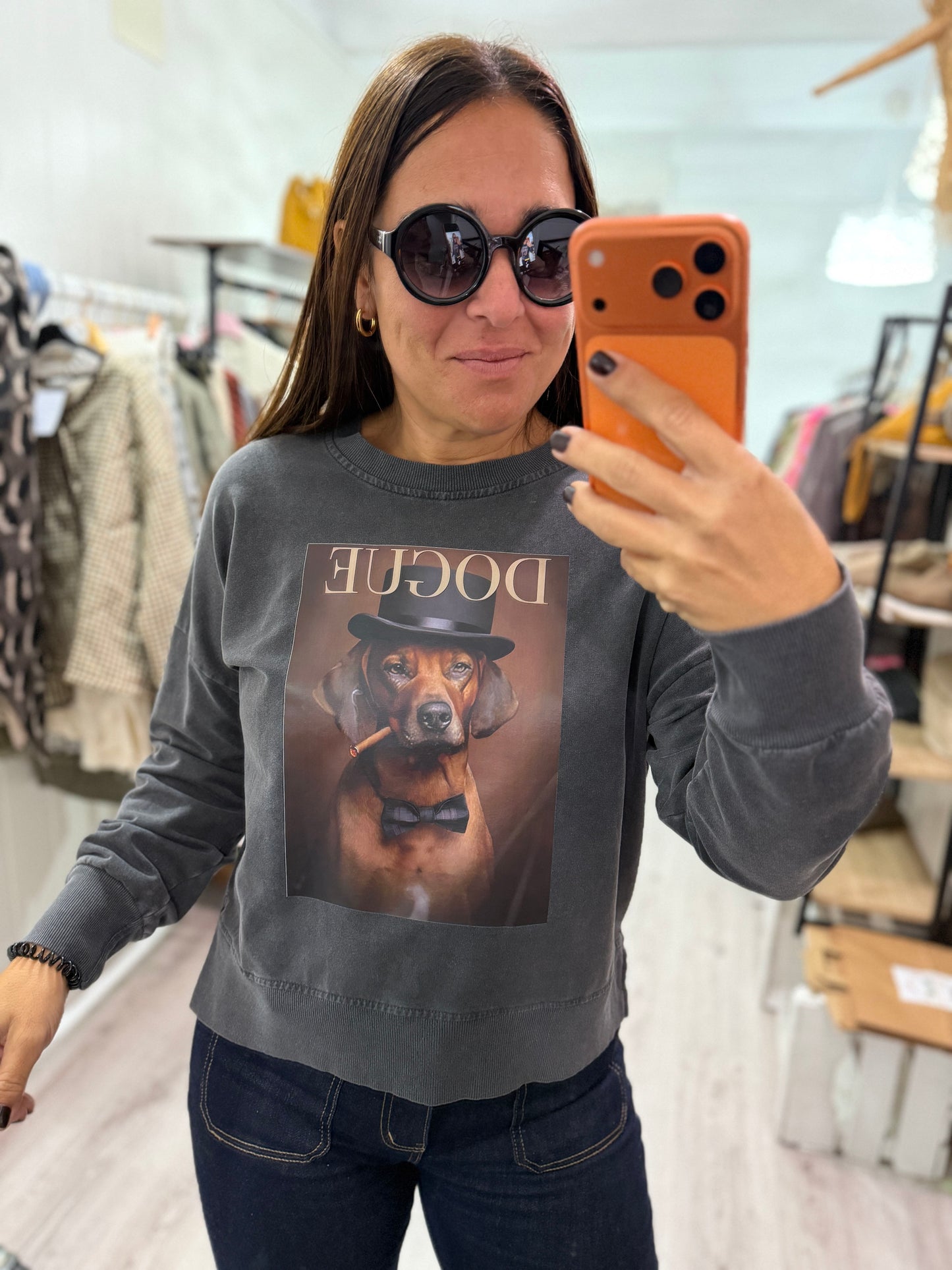 Sudadera Dog Dogue gris