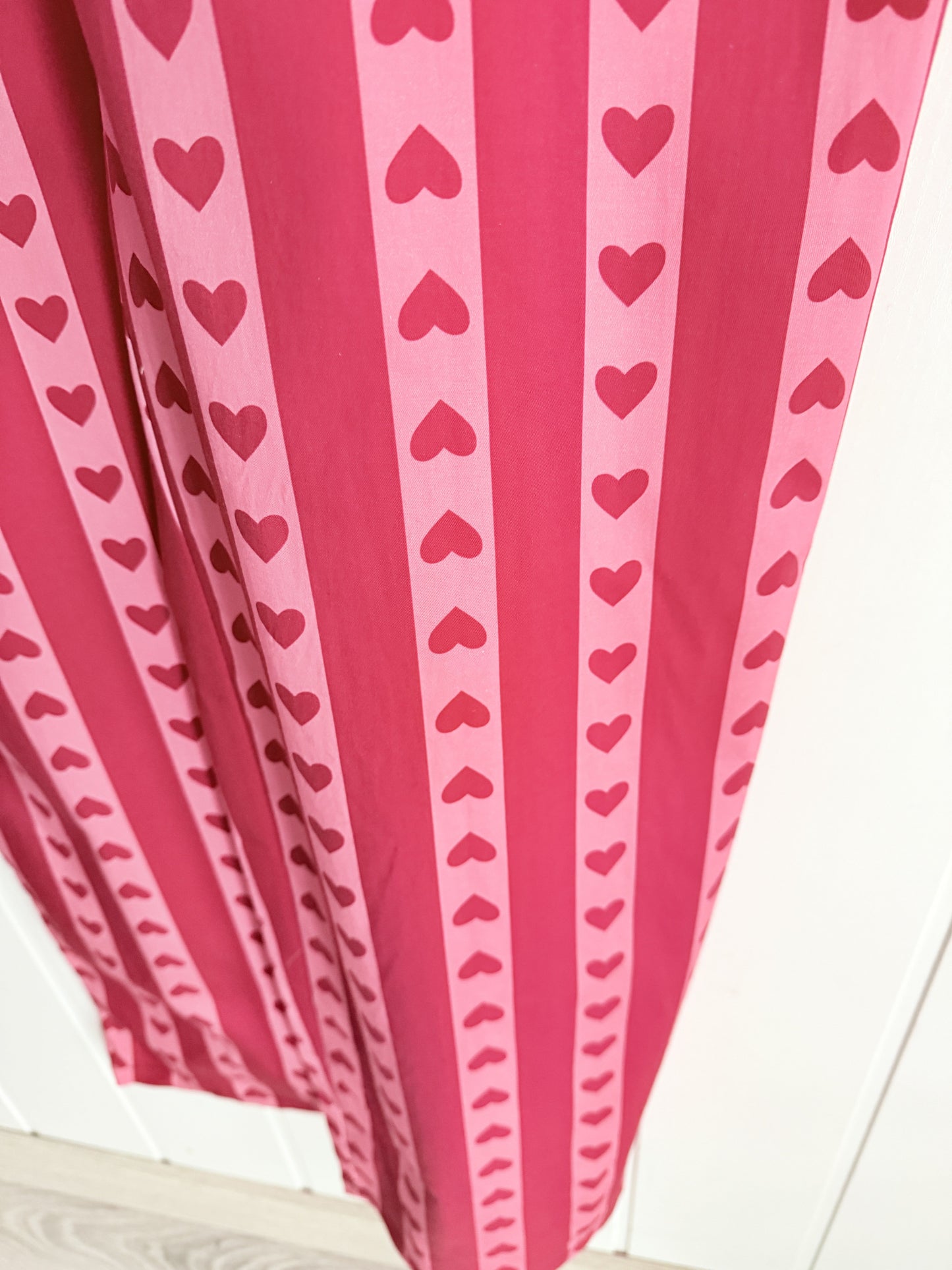 Peto Cuore rojo y fucsia