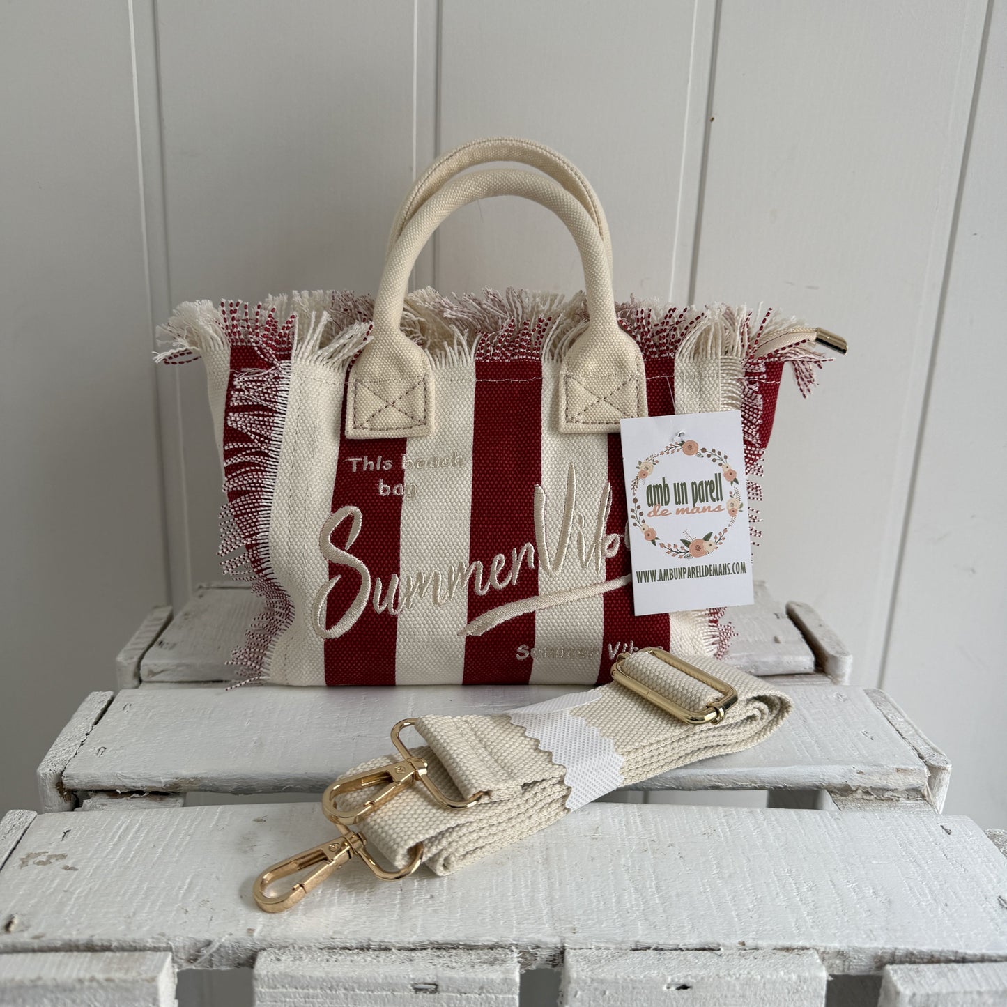 Bolso Summer Vibes mini rojo