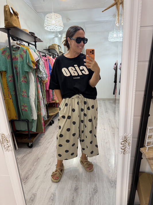 Pantaló Sake topos negros