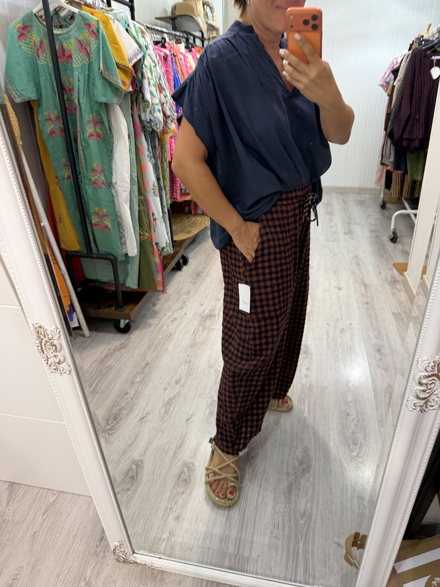 Blusa Amaia oversize marino