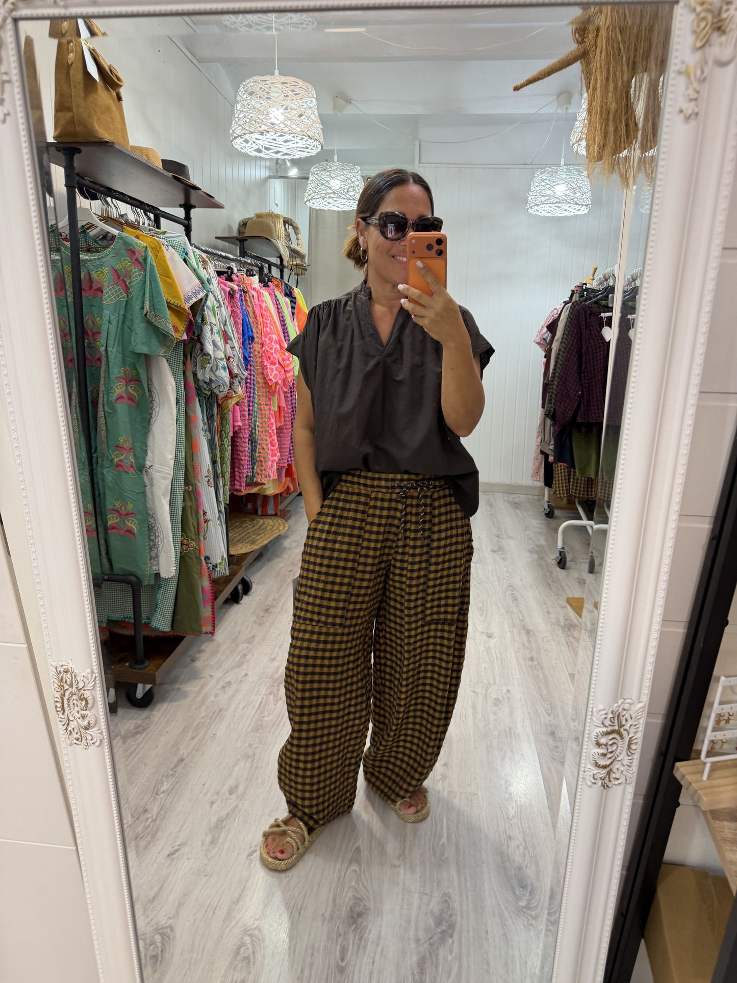 Blusa Amaia oversize chocolate