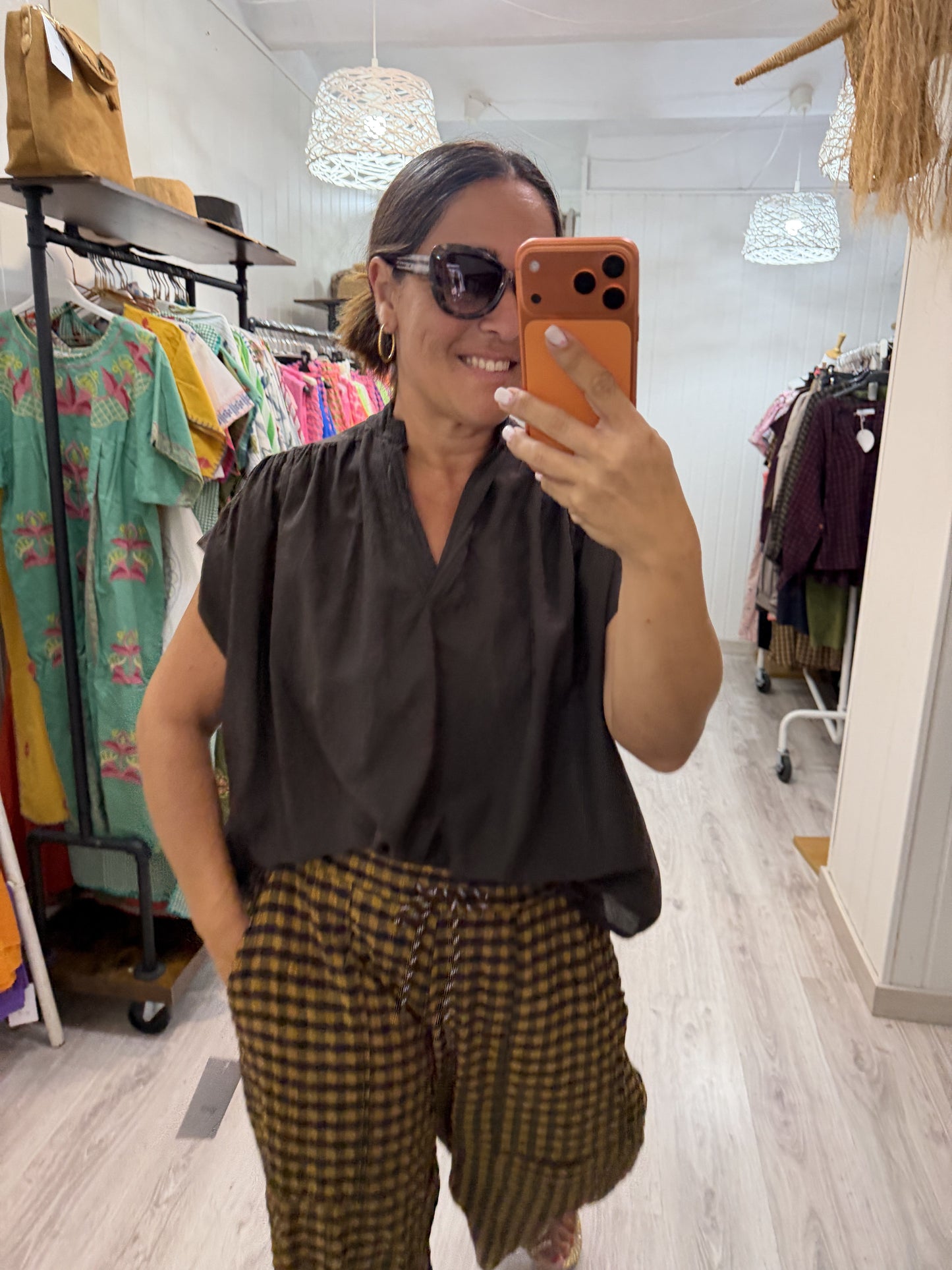 Blusa Amaia oversize chocolate