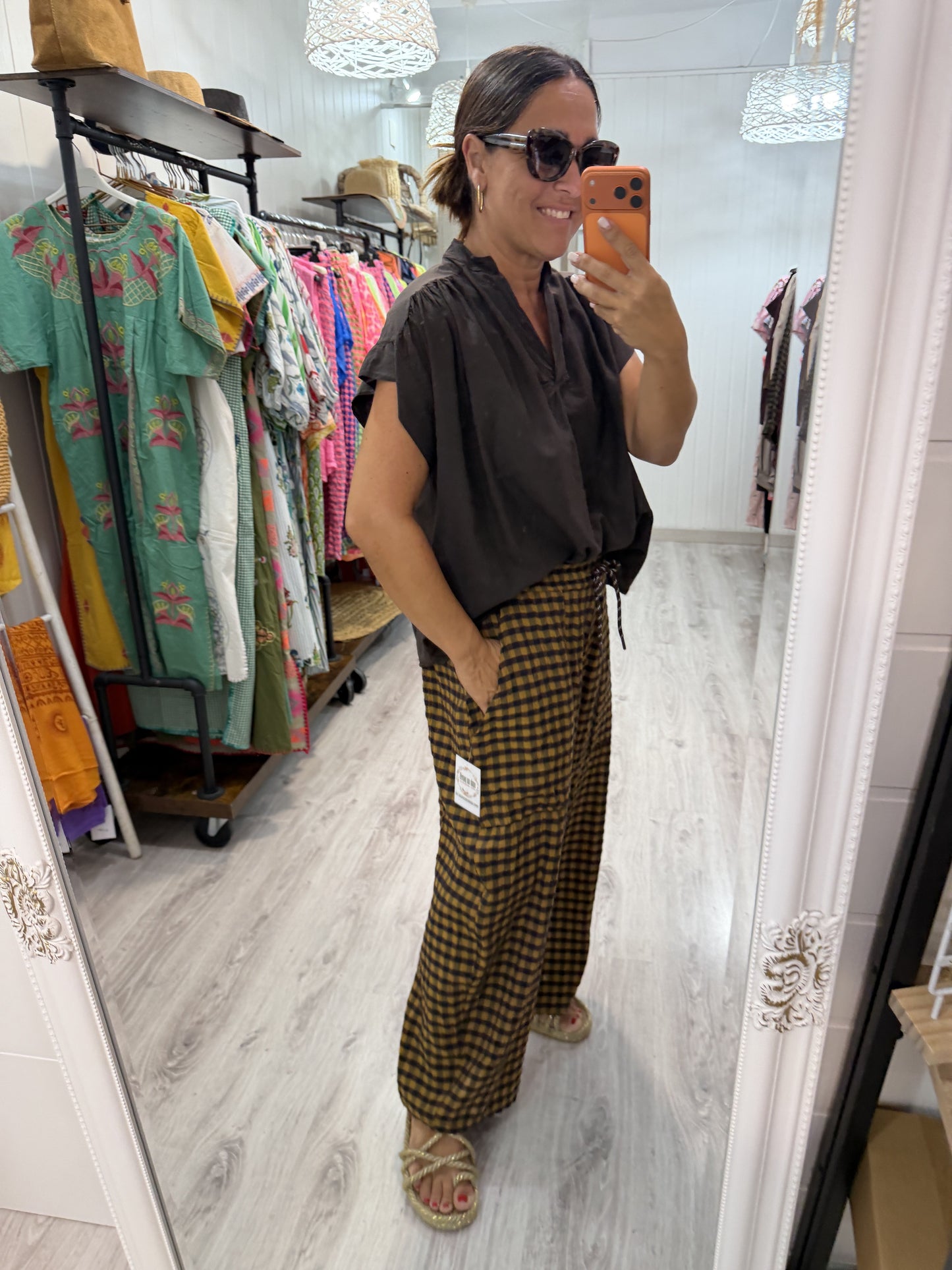 Blusa Amaia oversize chocolate