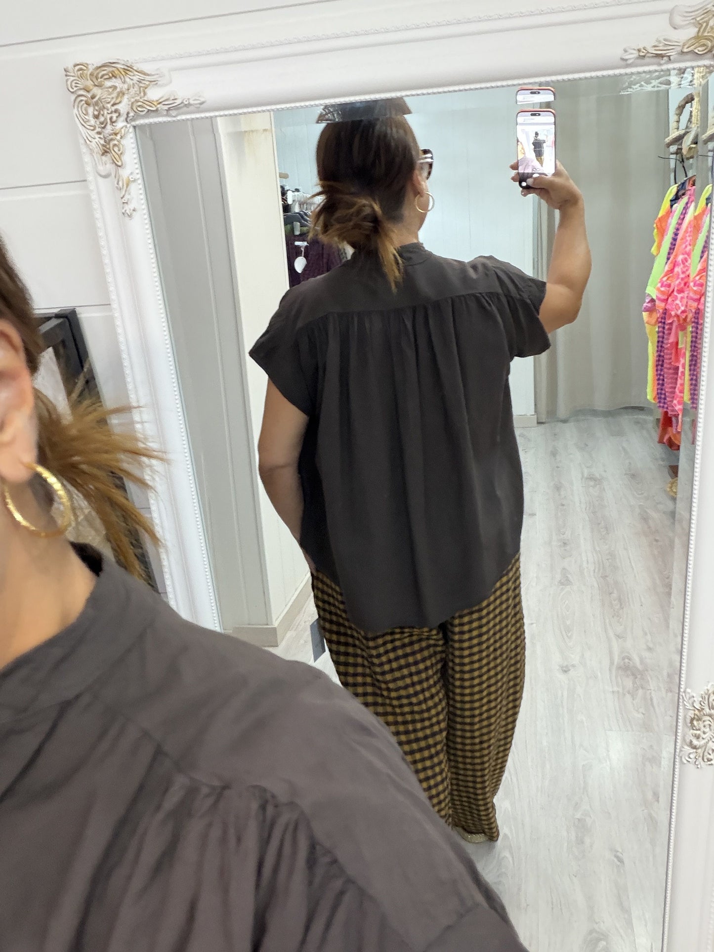 Blusa Amaia oversize chocolate