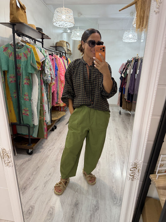 Pantalón Sendai summer verde oliva