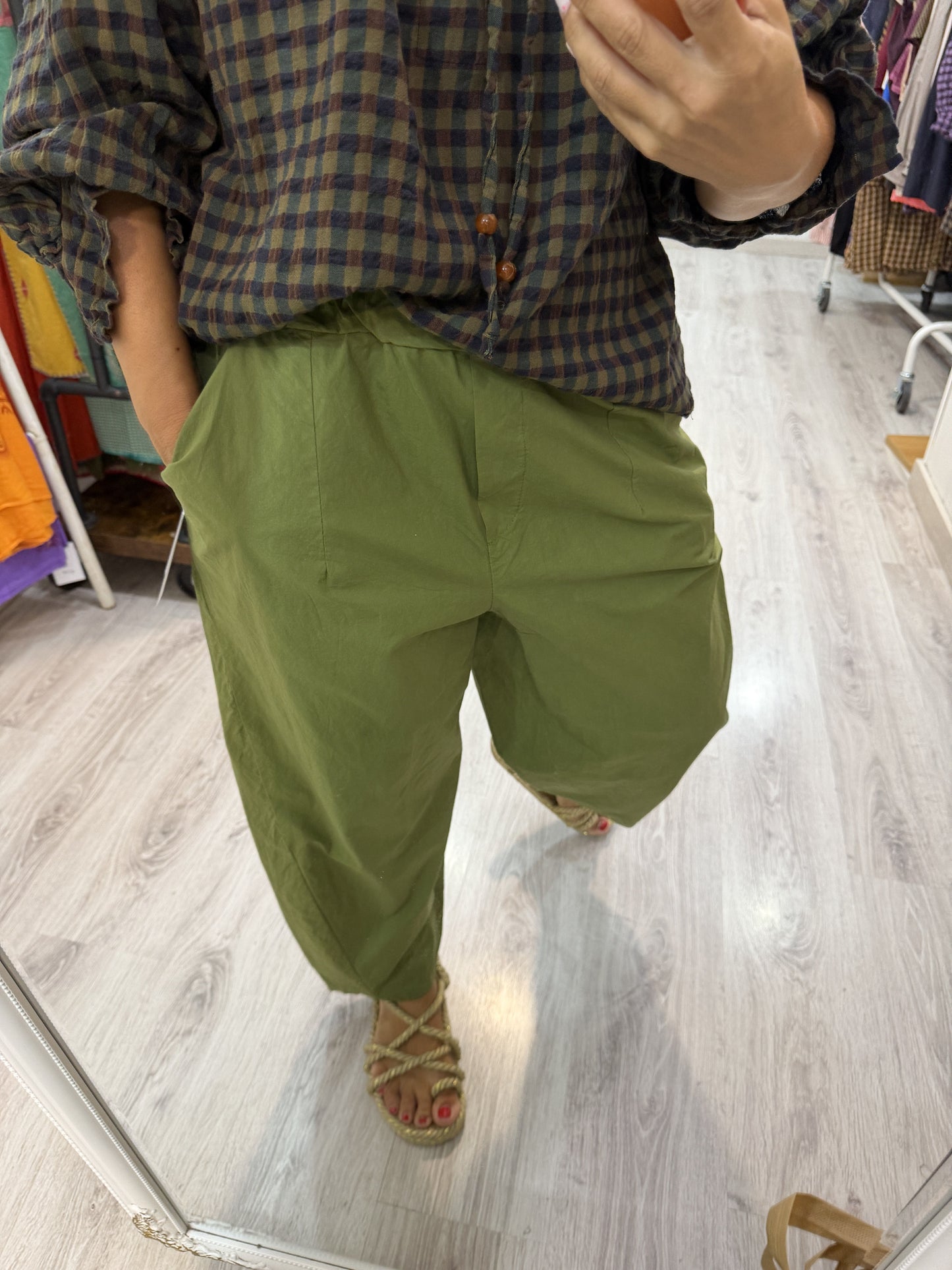 Pantalón Sendai summer verde oliva