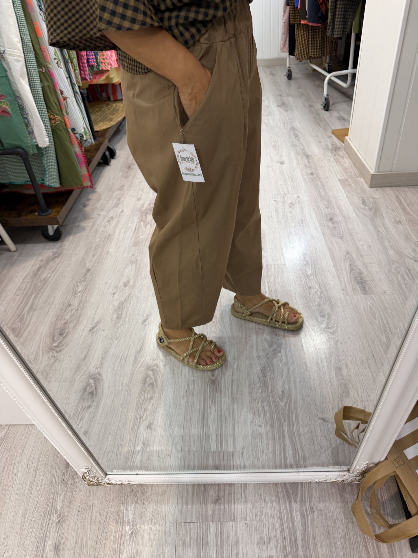 Pantalón Sendai summer camel
