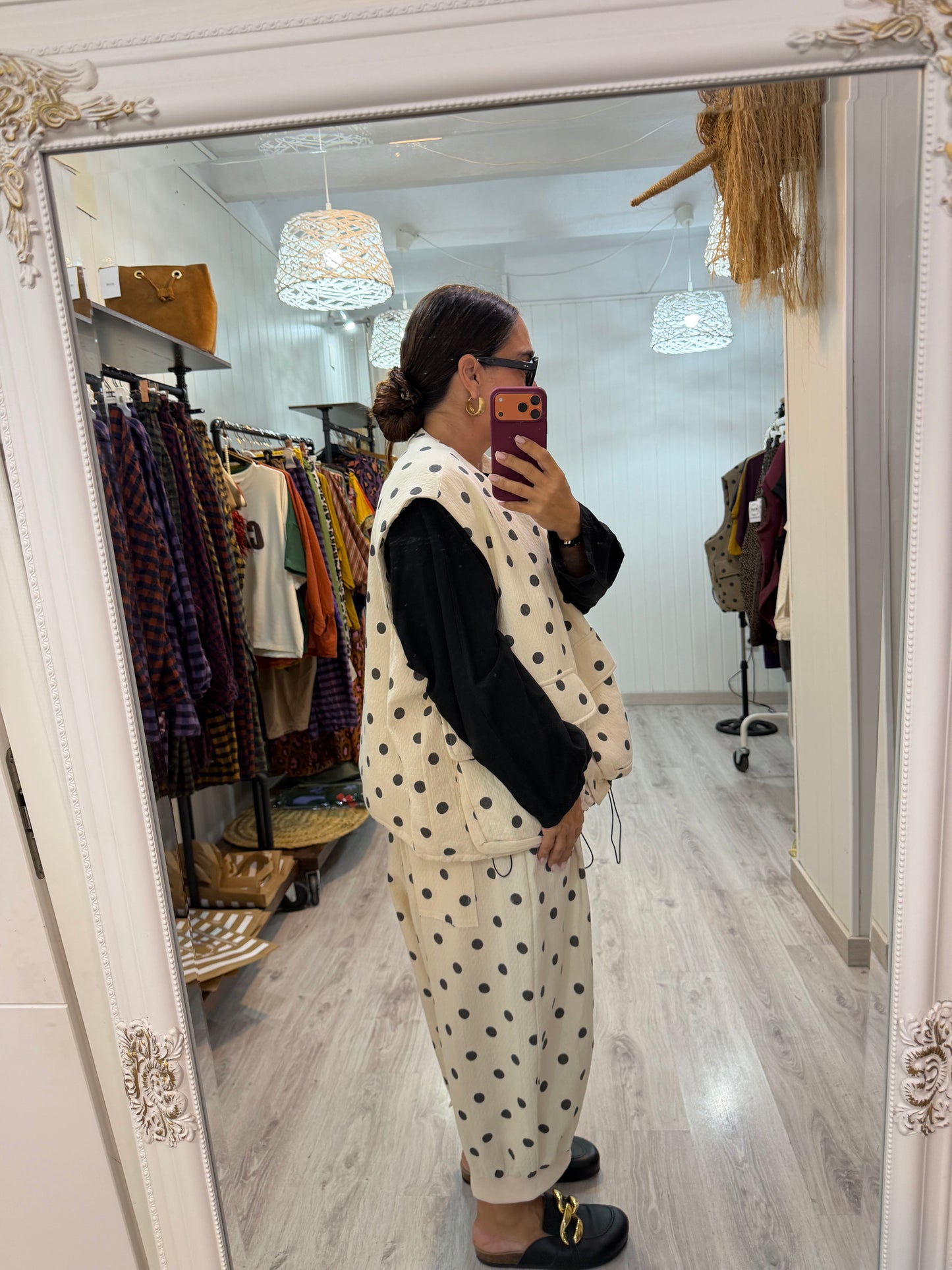 Chaleco Sakita oversize beige