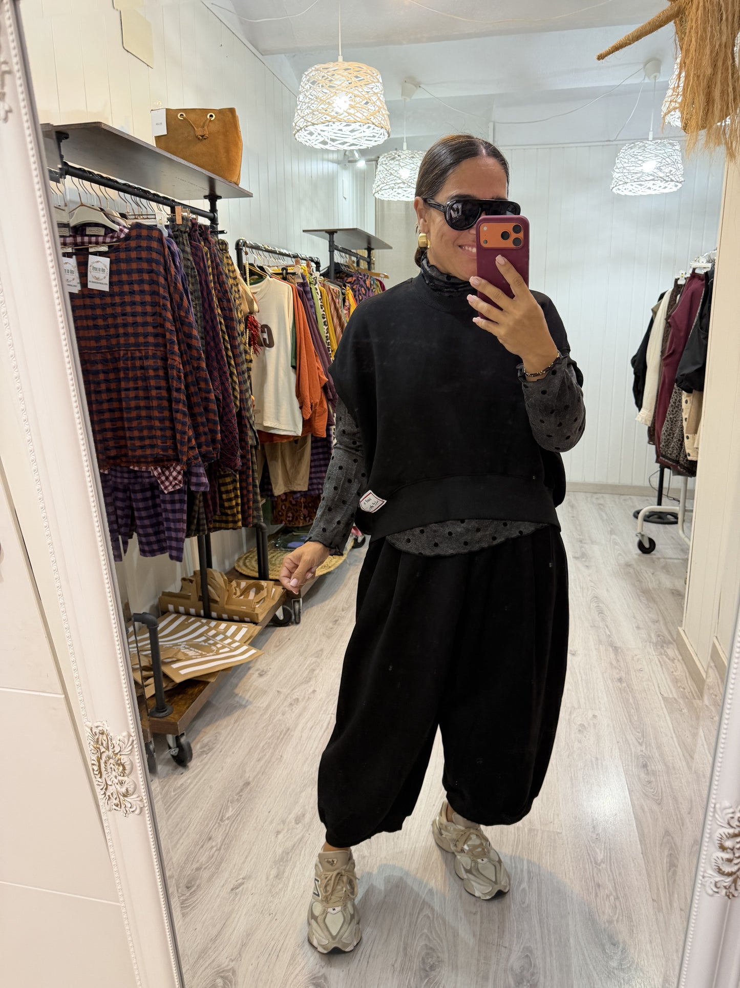 Conjunto Mei oversize negro