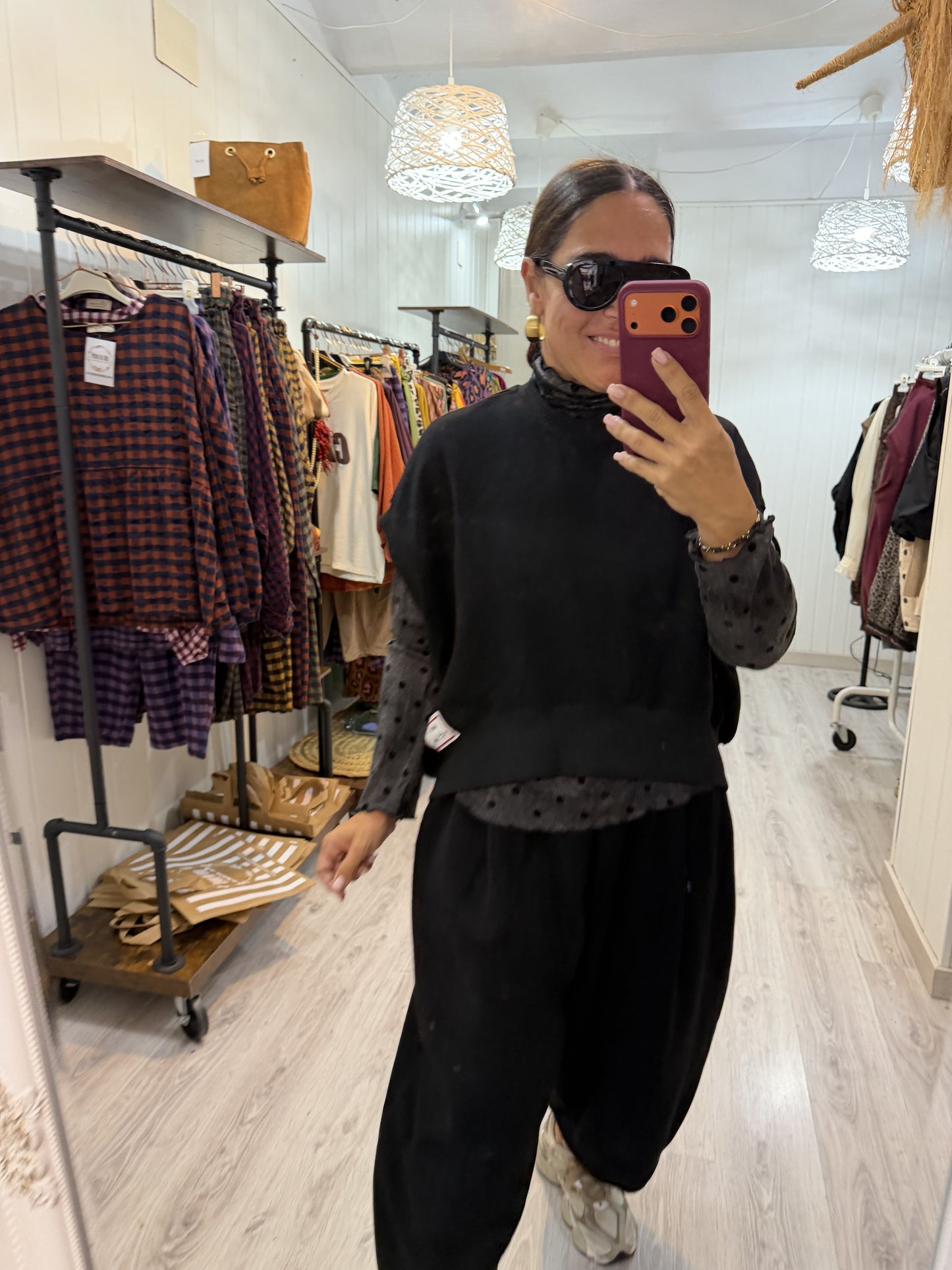 Conjunto Mei oversize negro