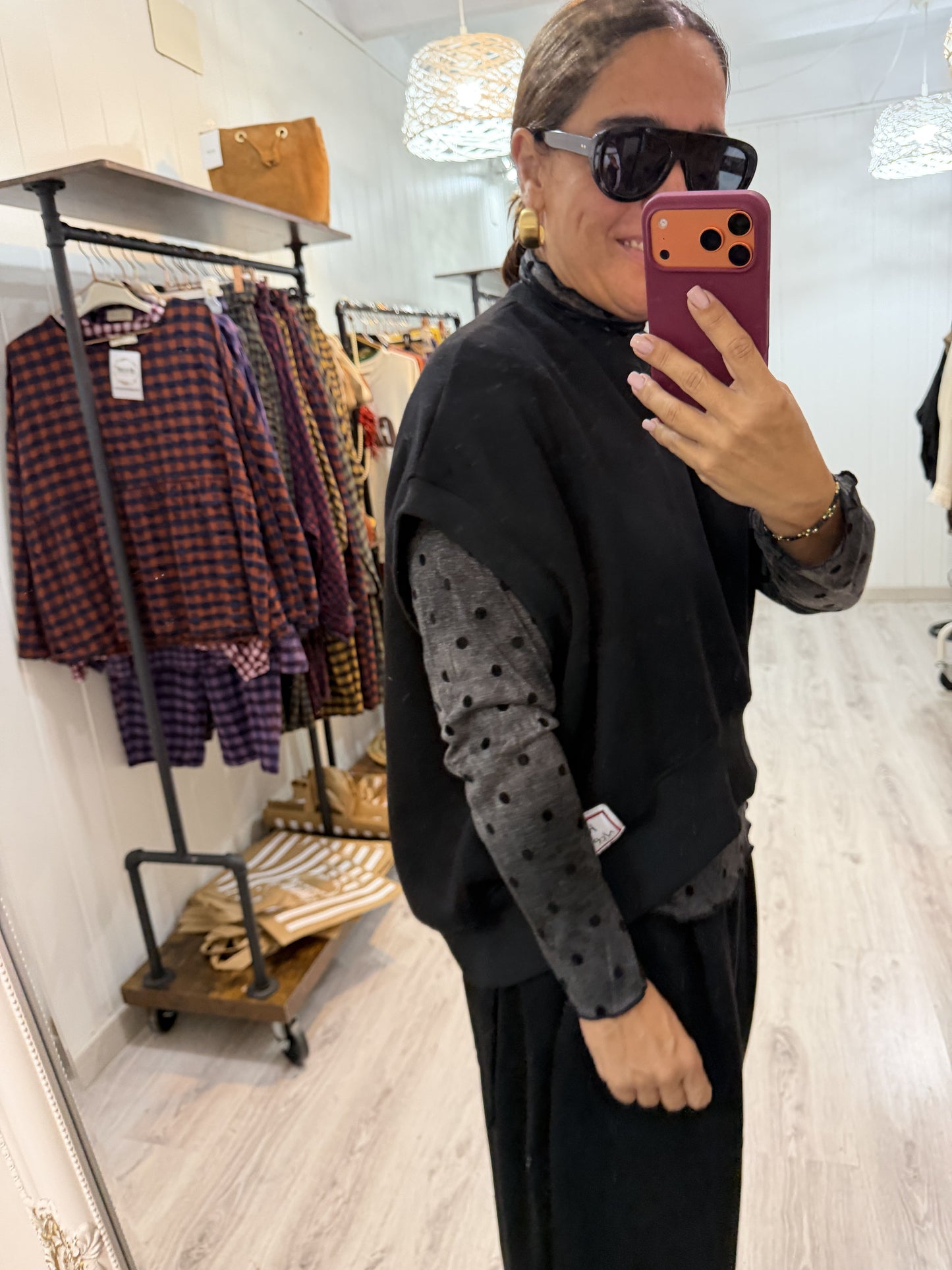 Conjunto Mei oversize negro