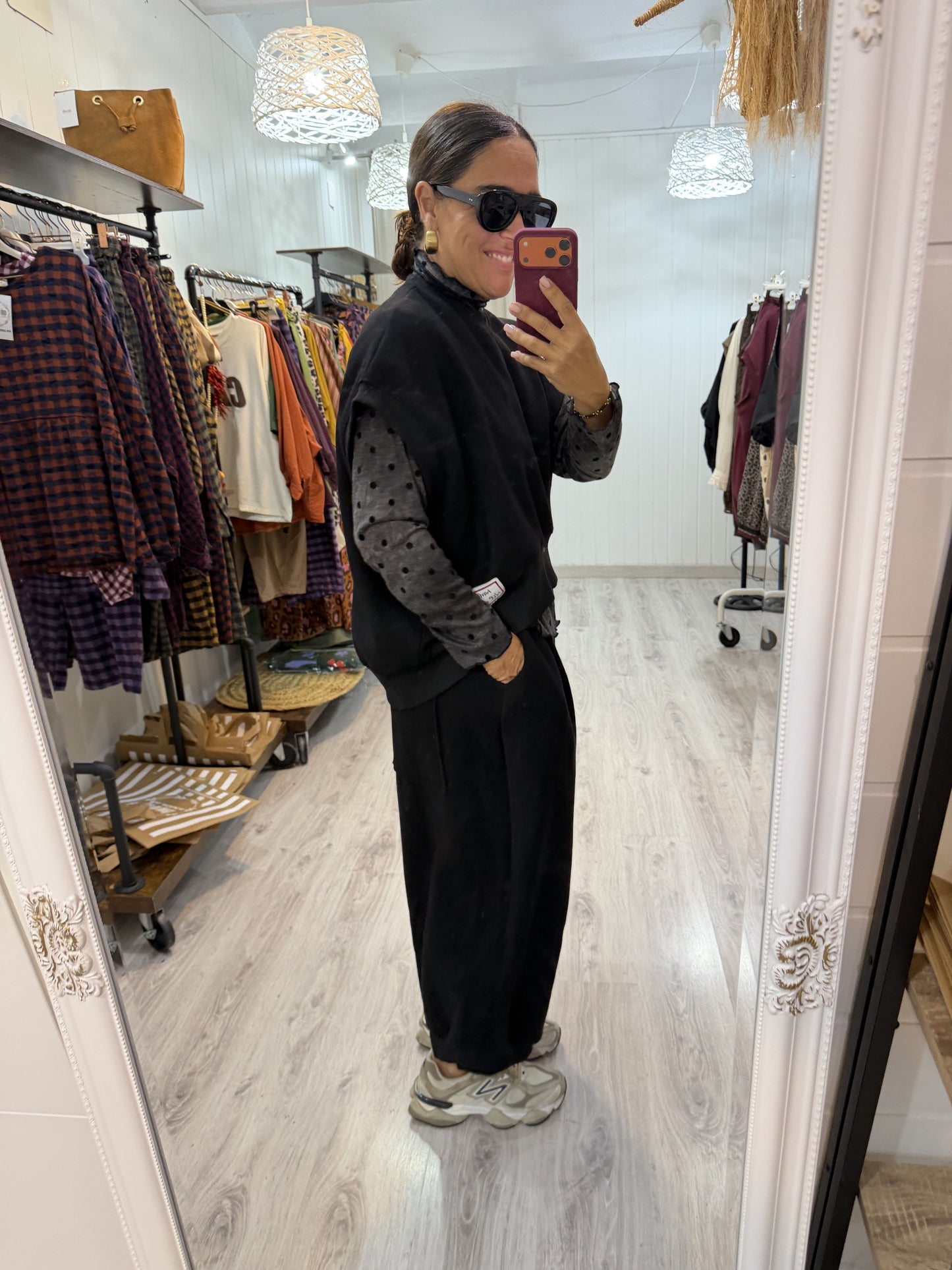 Conjunto Mei oversize negro