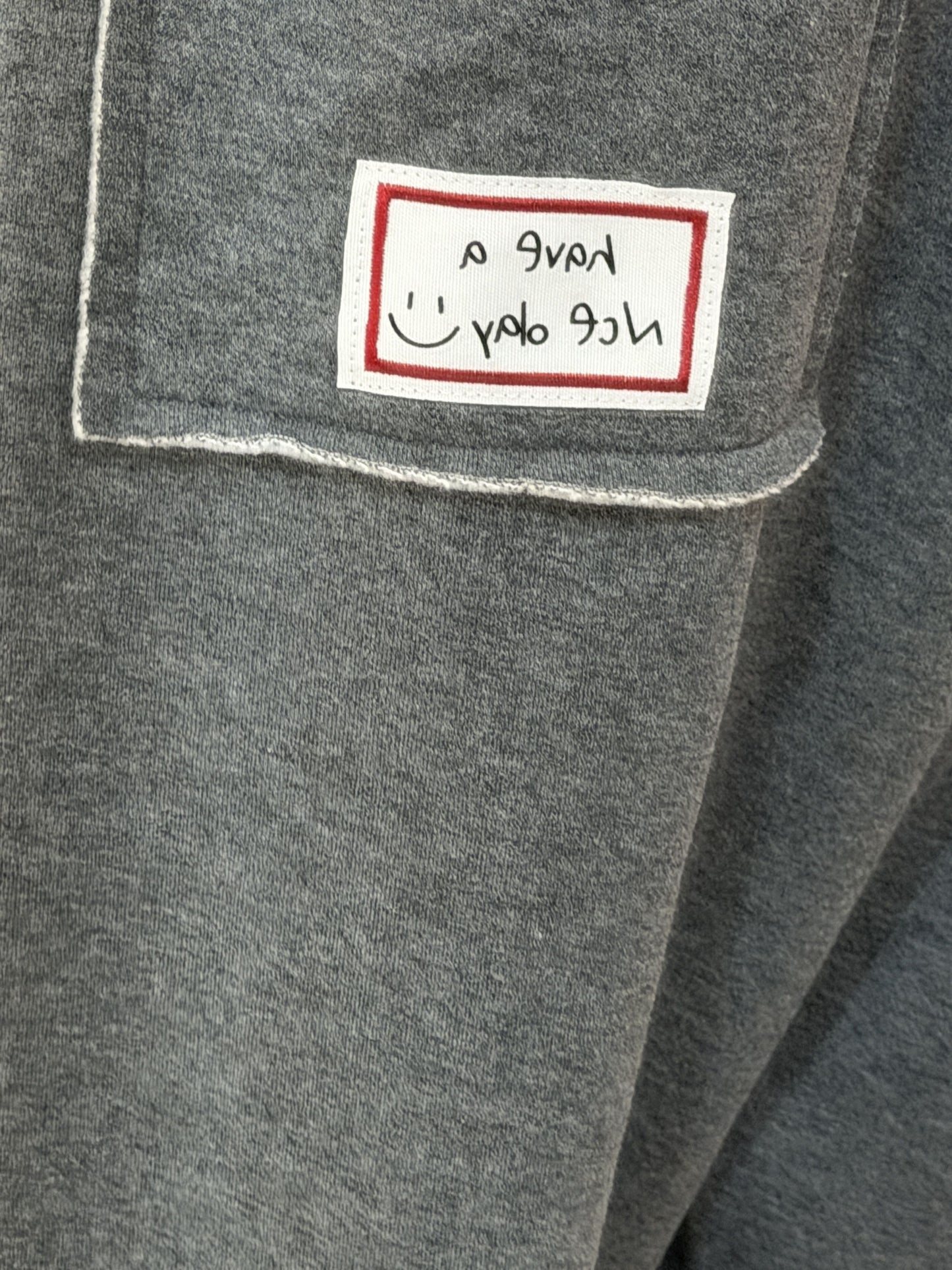 Conjunto Mei oversize gris