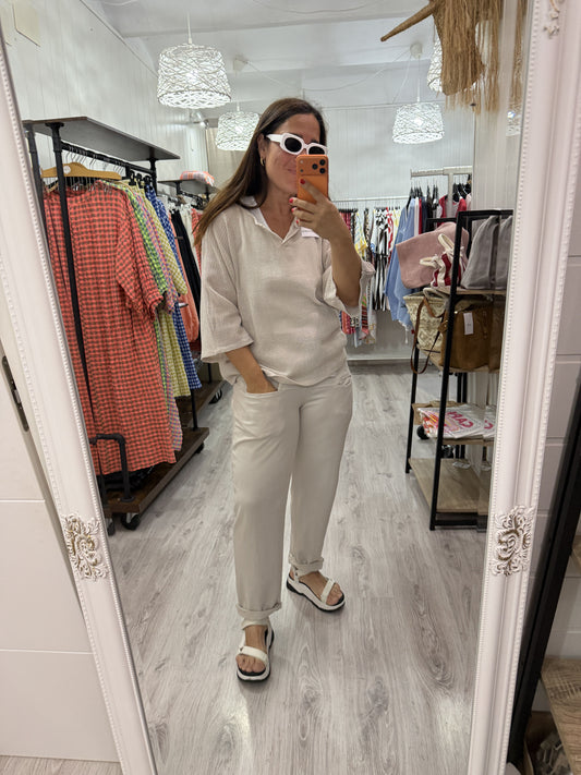 Pantalón Jogger Nagore beige