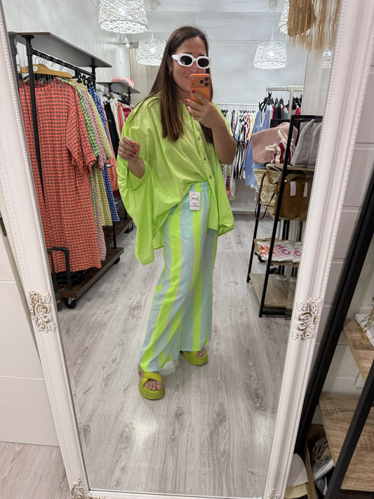 Pantalón Sintra fluor, mint y rosa
