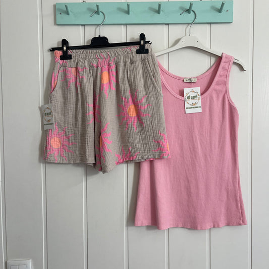 Short Soleil bambula beige