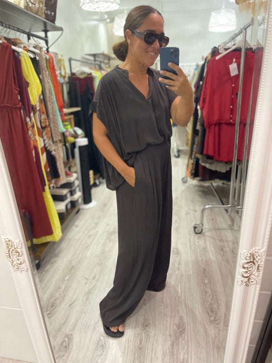 Conjunto Boho oversize chocolate
