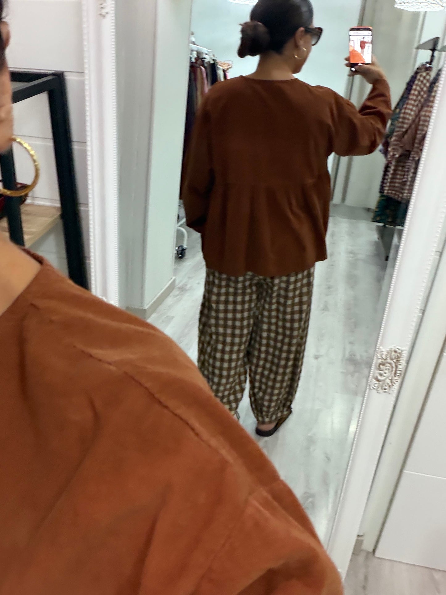 Blusa Ane micropana teja