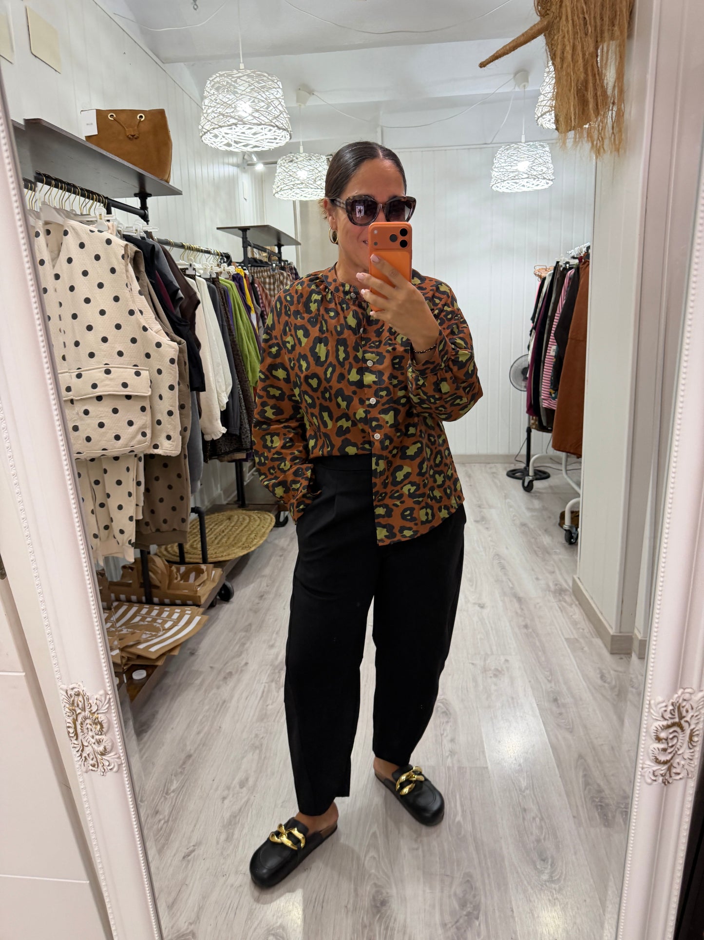 Pantalón Nagore punto milano negro