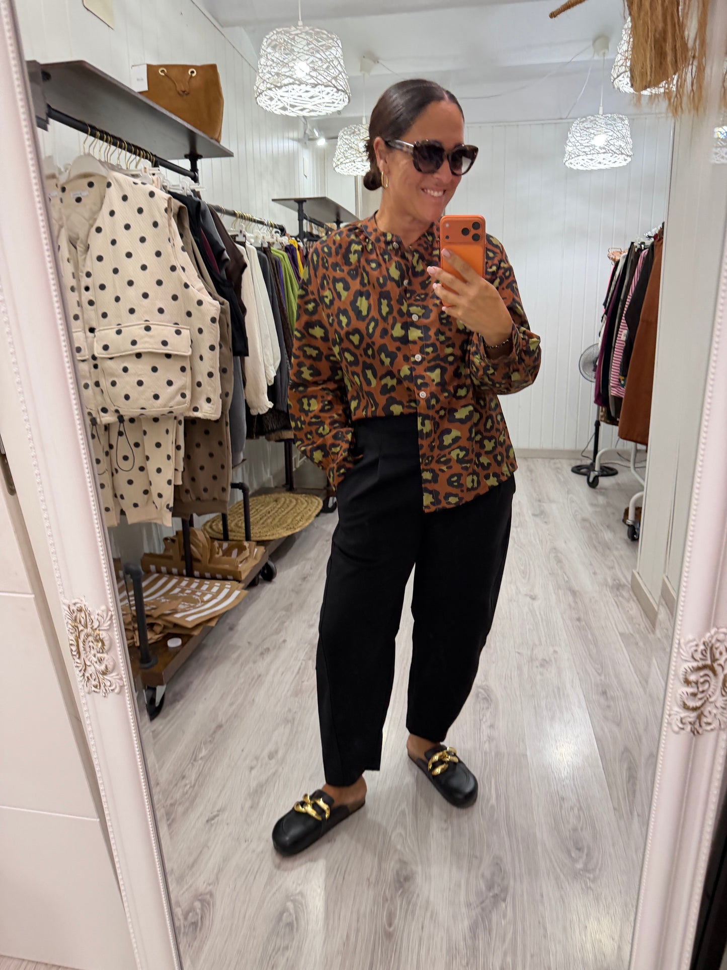 Pantalón Nagore punto milano negro