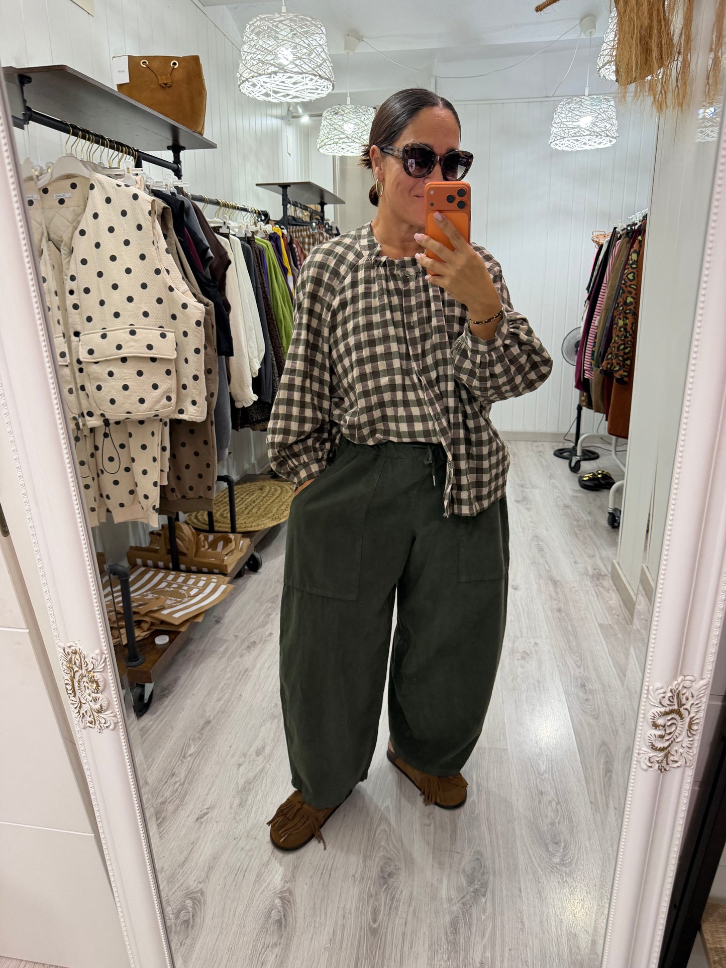 Pantalón Ane micropana kaki