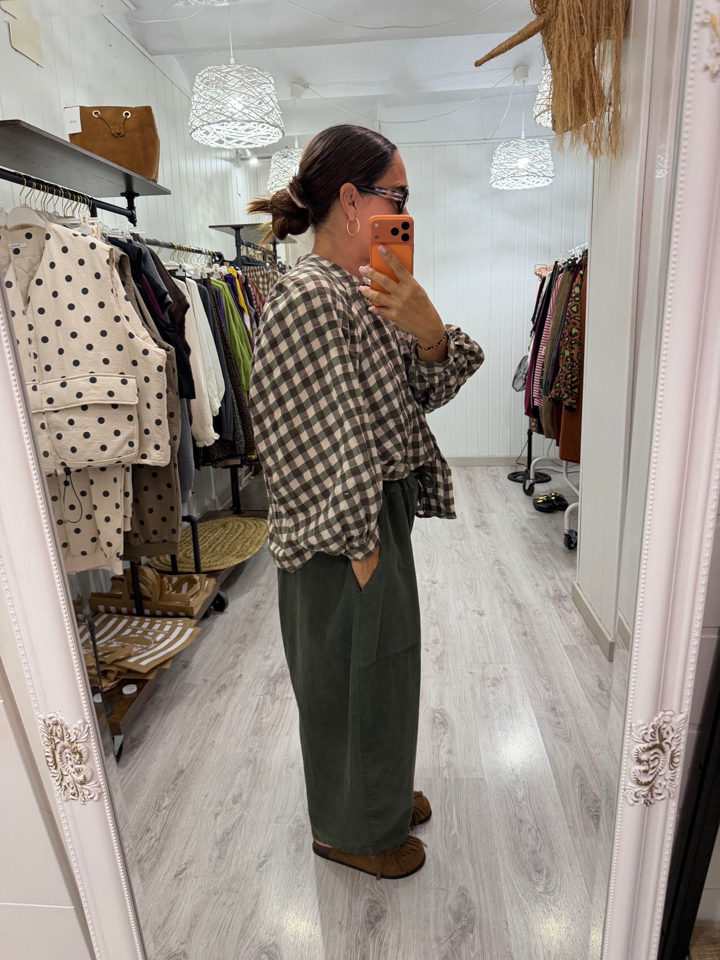 Pantalón Ane micropana kaki