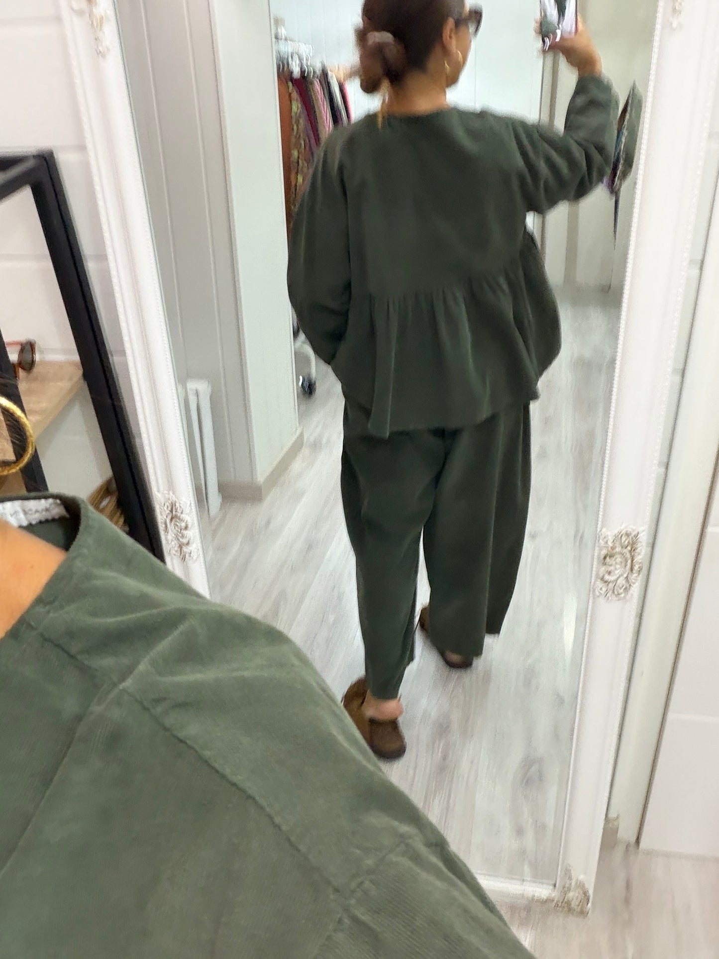 Pantalón Ane micropana kaki