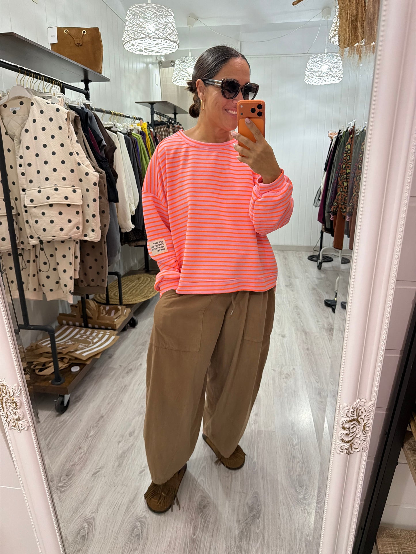 Pantalón Ane micropana camel