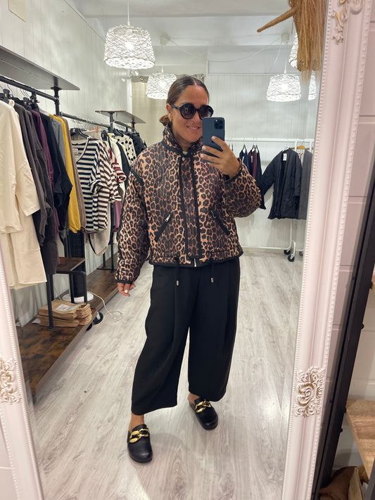 Abrigo Animal print