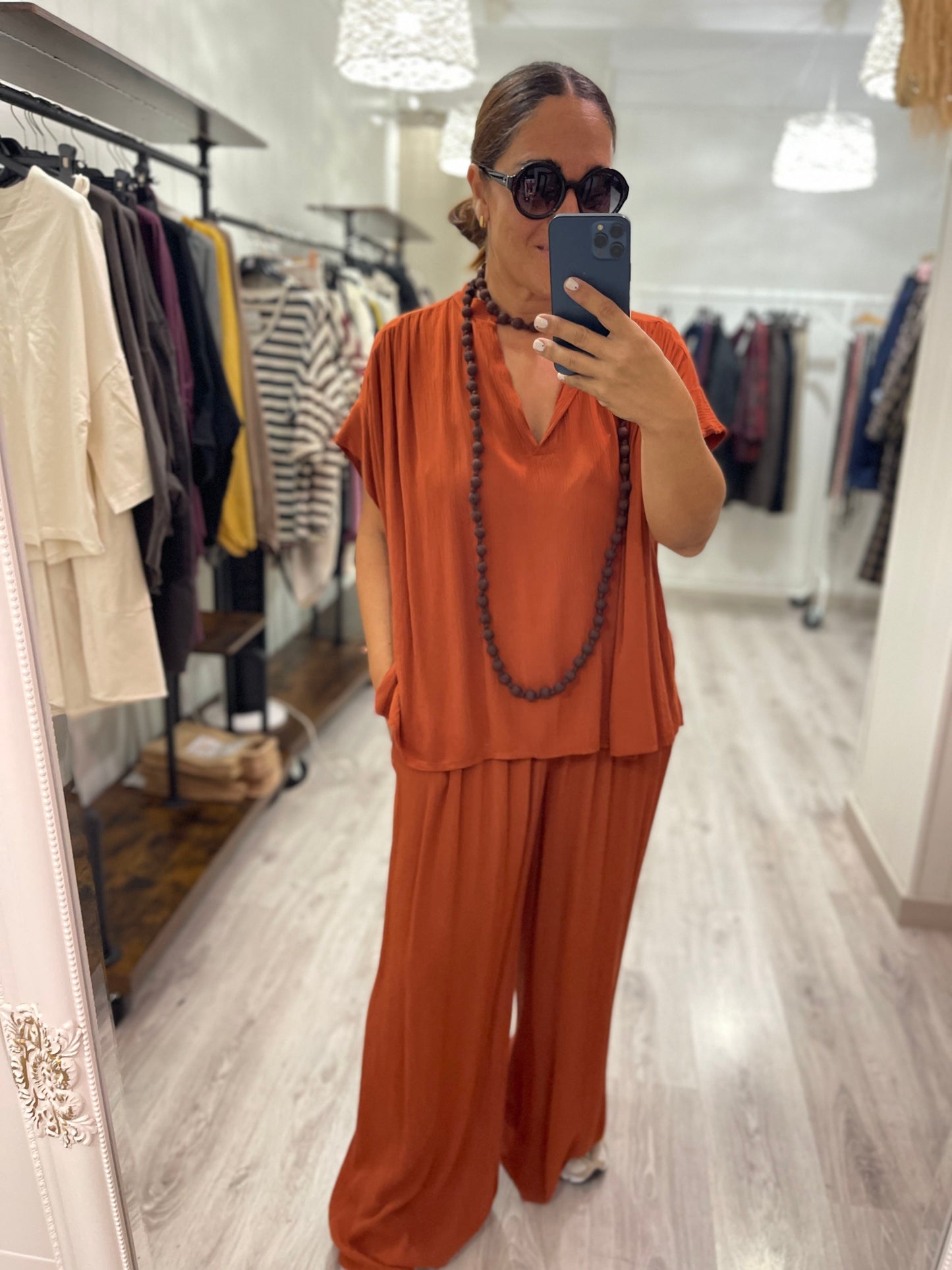 Conjunto Boho oversize caldera